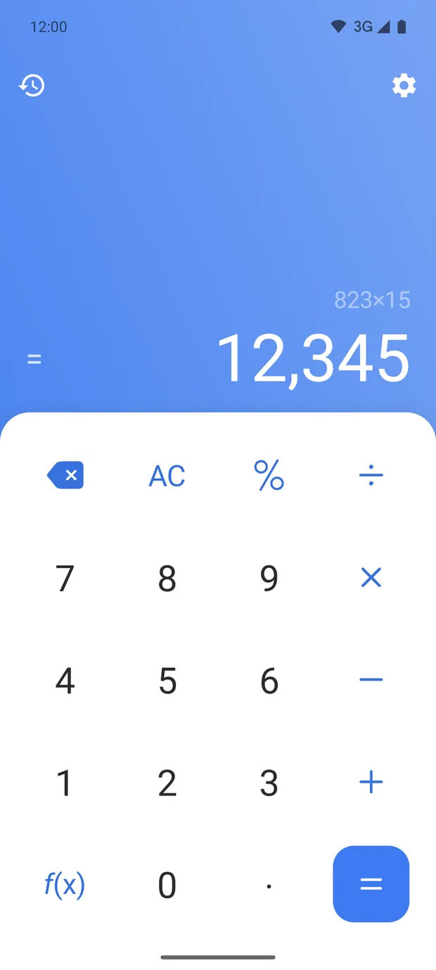 Calcie، پوسته‌ی «آبی»