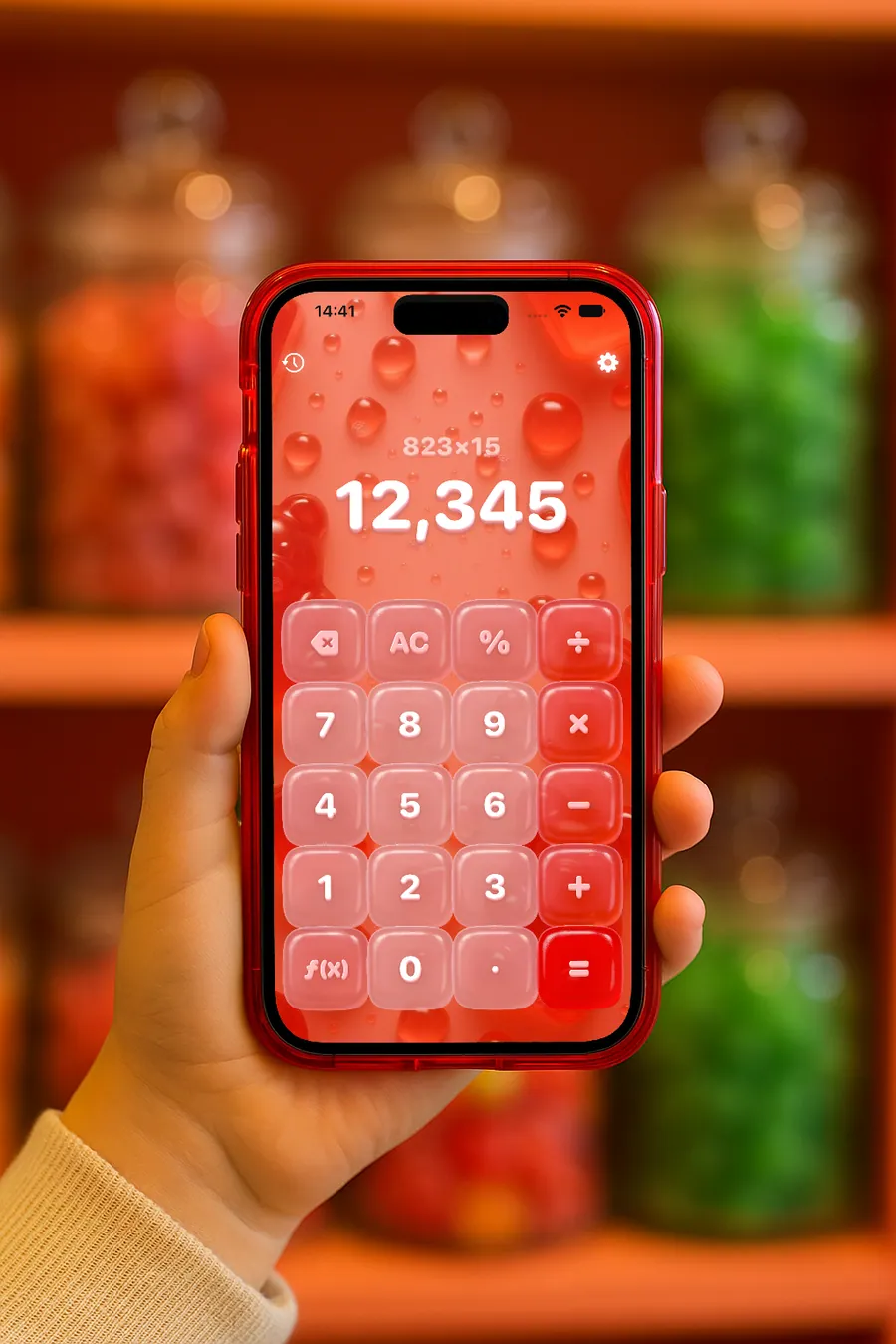 Calcie dalam tangan: tema “Strawberi” daripada koleksi Jeli
