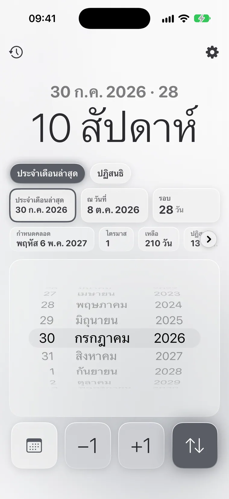 Calcie โหมด “ตั้งครรภ์” บน iPhone