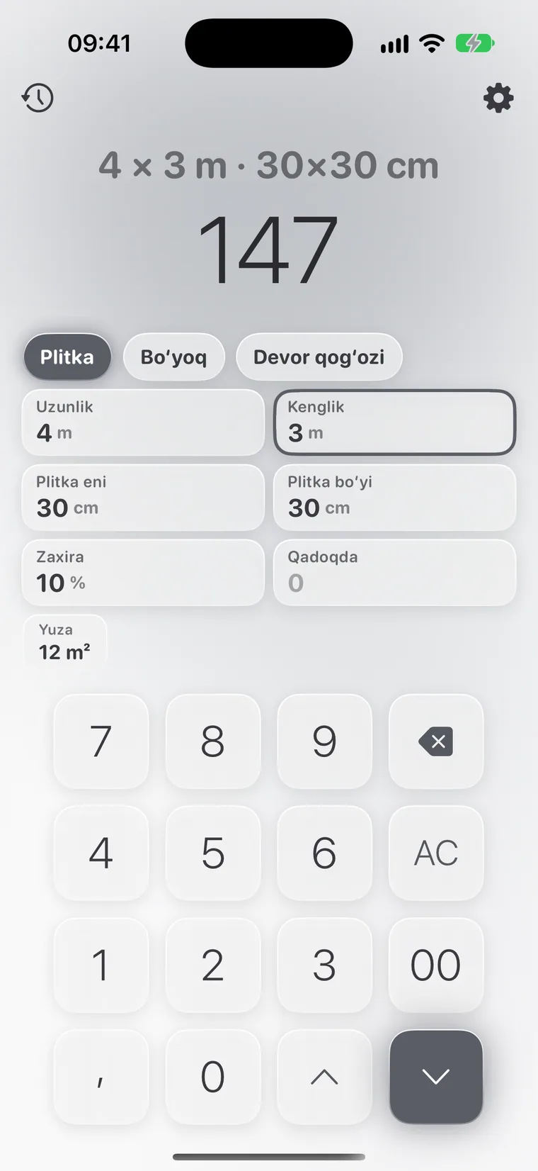 iPhone’dagi Calcie, “Ta’mirlash” rejimi