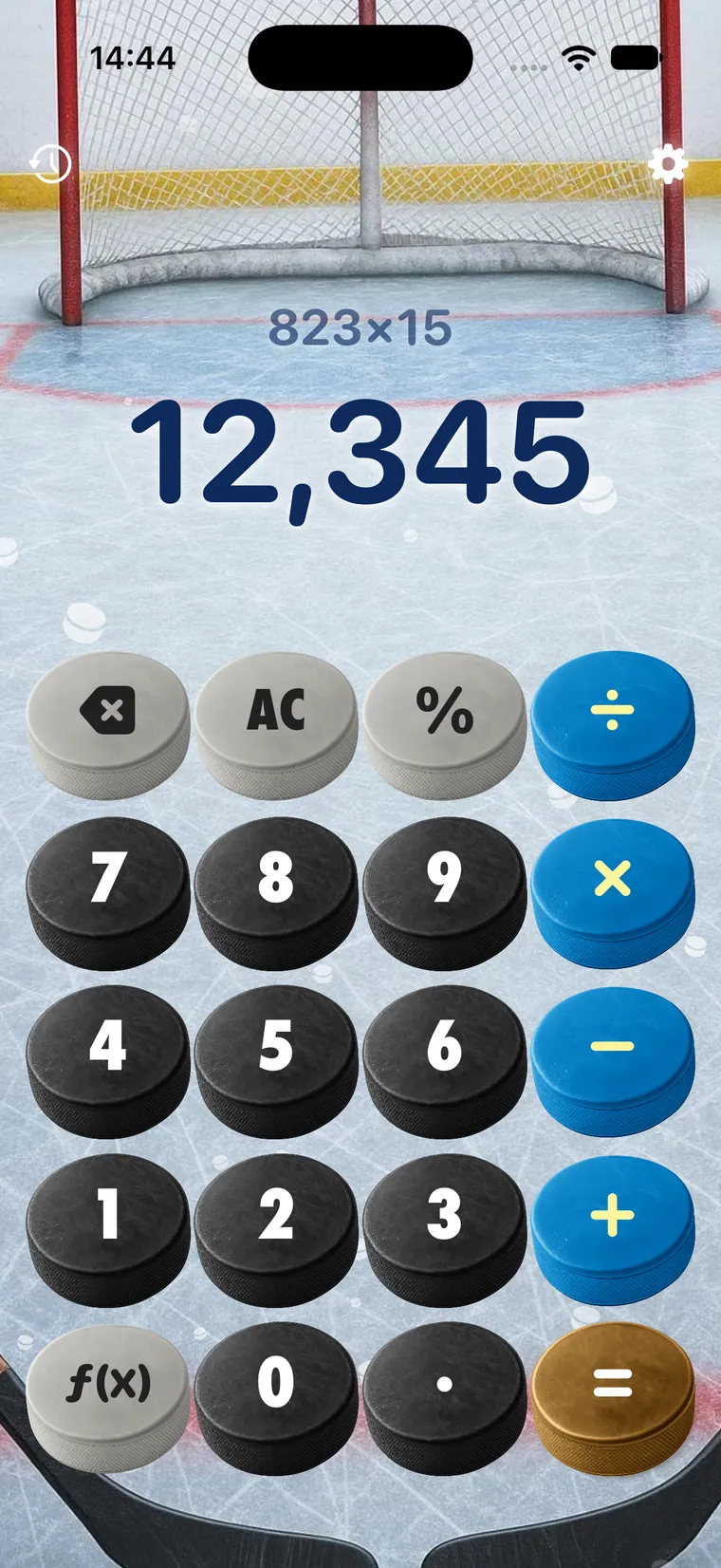 Calcie, tema “Hóquei no gelo”